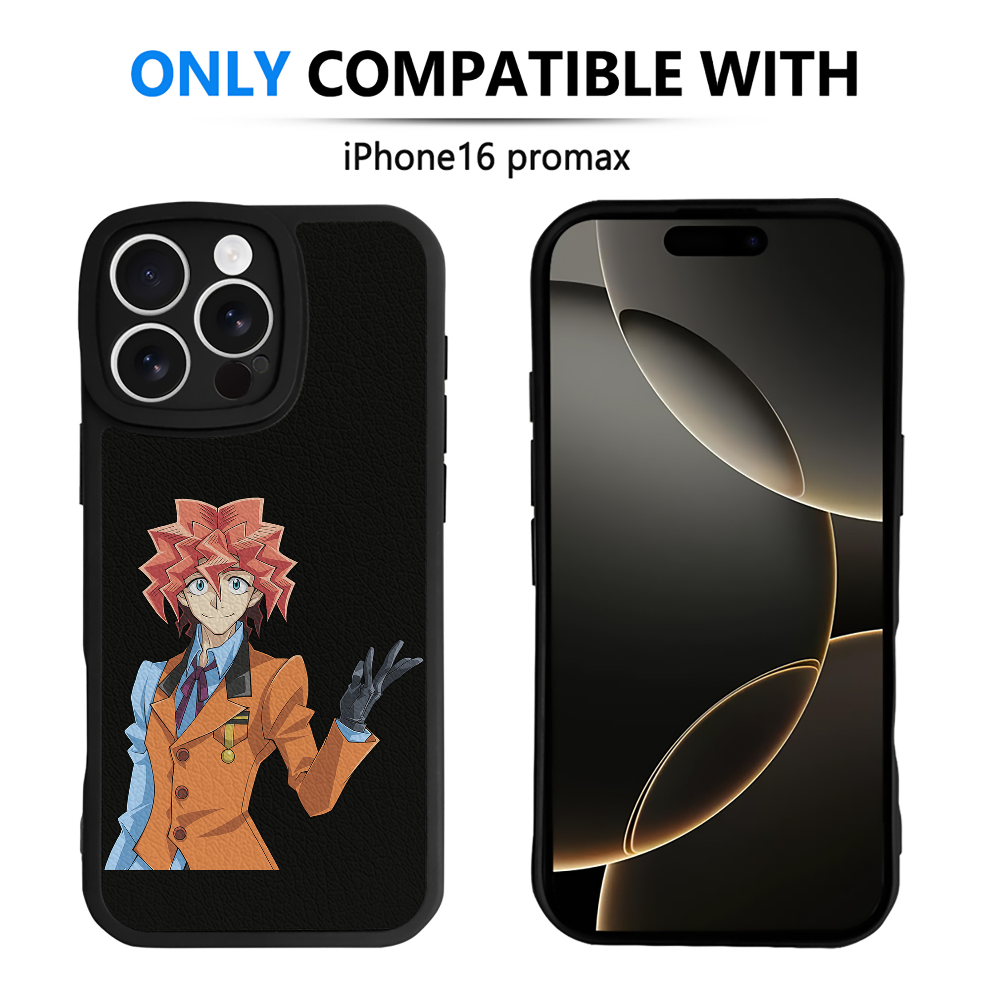 遊☆戯☆王 Yu-Gi-Oh! 【iPhone 16シリーズ対応】シリコンスマホケース（レザー調） 材質：シリコン